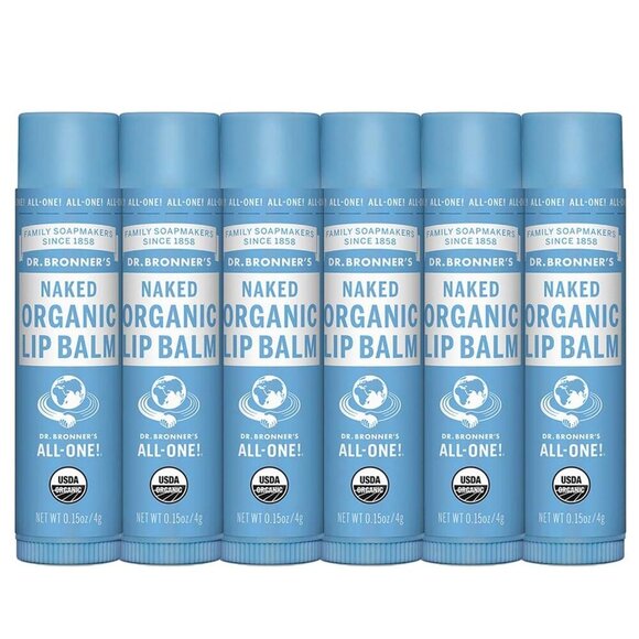 Brand New Lip Balm 6-Pack NATURAL
